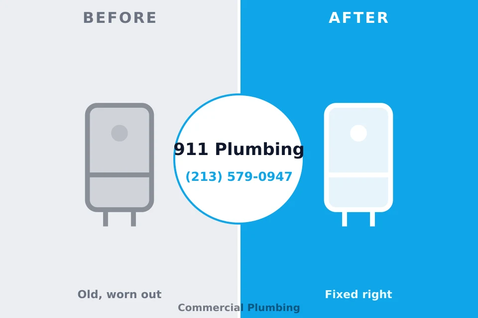 Before and after: plumbing company Smithton, IL